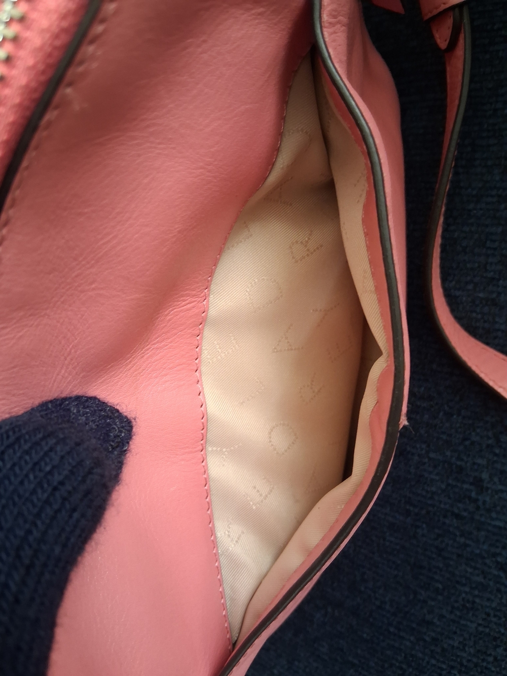 RADLEY LONDON Coral-Pink Leather Crossbody Bag - Picture 7 of 16